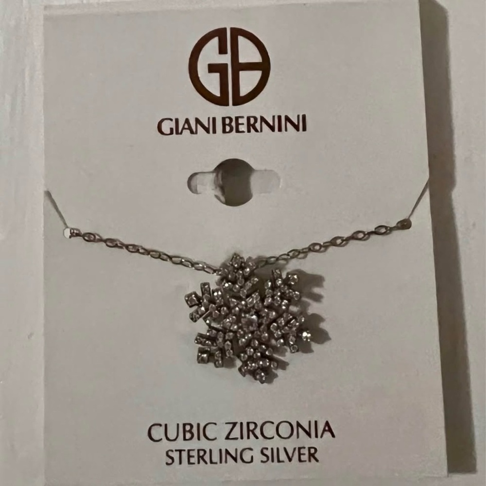 Giani Bernini Sterling Silver Cubic Zirconia Necklace